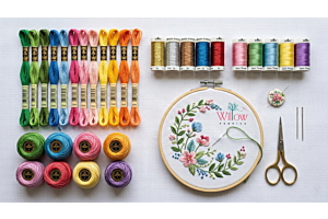 Different Types of Threads Used in Cross Stitch & Embroidery