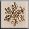 Glass Treasures 12036 - Small Gold Snowflake
