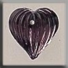 Glass Treasures 12068 - Medium Heart Amethyst