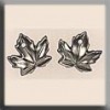 Glass Treasures 12199 - Maple Leaf Metallic