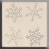 Metal Treasures 15001 - White Metal Snowflake