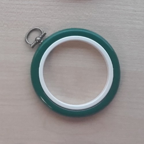 2.5in Round Coloured Flexi Hoop - Green
