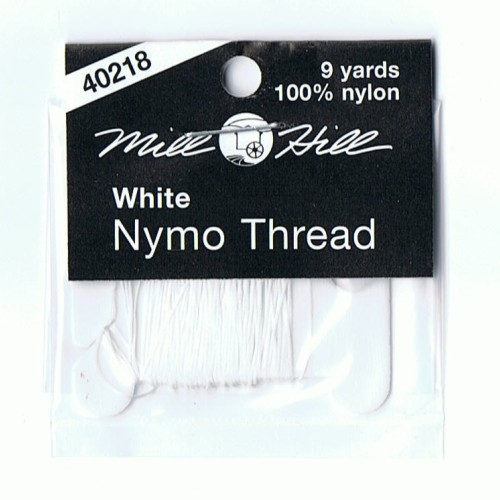 40218 - White Mill Hill Nymo Beading Thread