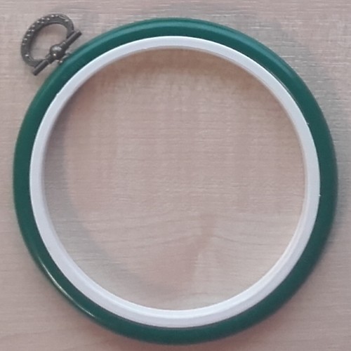 4in Round Coloured Flexi Hoop - Green