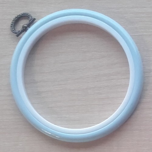 4in Round Coloured Flexi Hoop - Light Blue