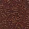 Frosted Glass Beads 62023 - Frosted Root Beer