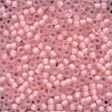 Frosted Glass Beads 62033 - Frosted Dusty Pink