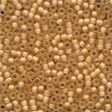 Frosted Glass Beads 62040 - Frosted Apricot