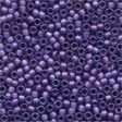 Frosted Glass Beads 62042 - Frosted Royal Purple