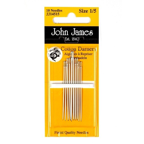 John James Cotton Darner Needles - Size 1/5