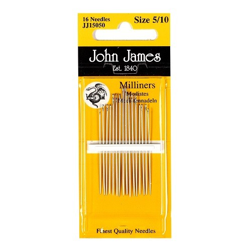 John James Milliners Needles - Size 5/10