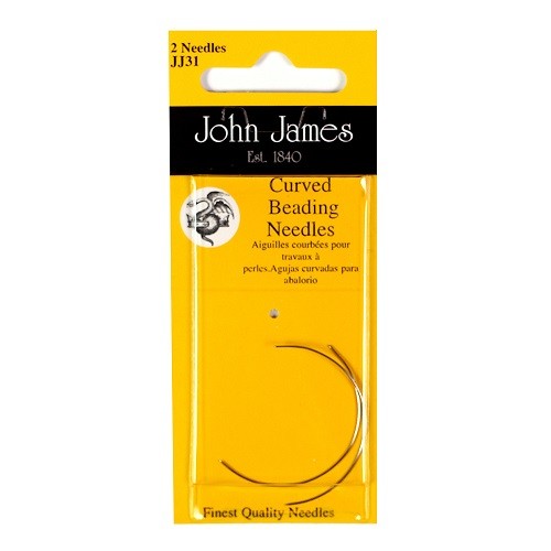 John James Curved Beading Needles - Size 10