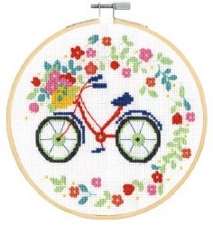 DMC Bicycle Cross Stitch Kit - BK1917
