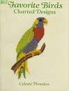 Favourite Birds Charted Designs by Celeste Plowden Book