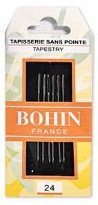 Bohin Tapestry Needles - Size 24 (Pack of 6)
