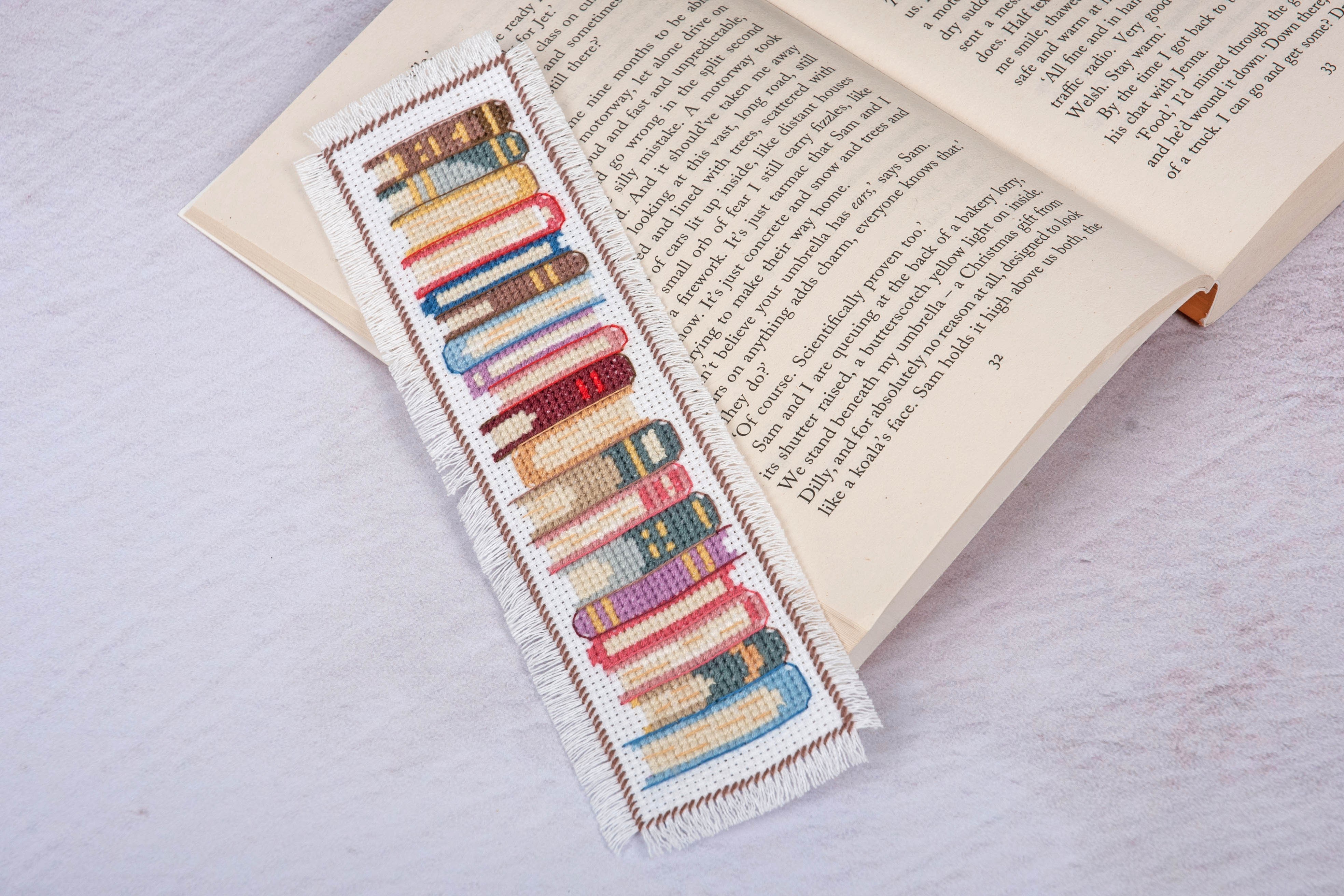 Trimits  - Stitch Your Own - Books Bookmark