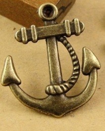 Anchor Bronze Tone Charms 3 Pack