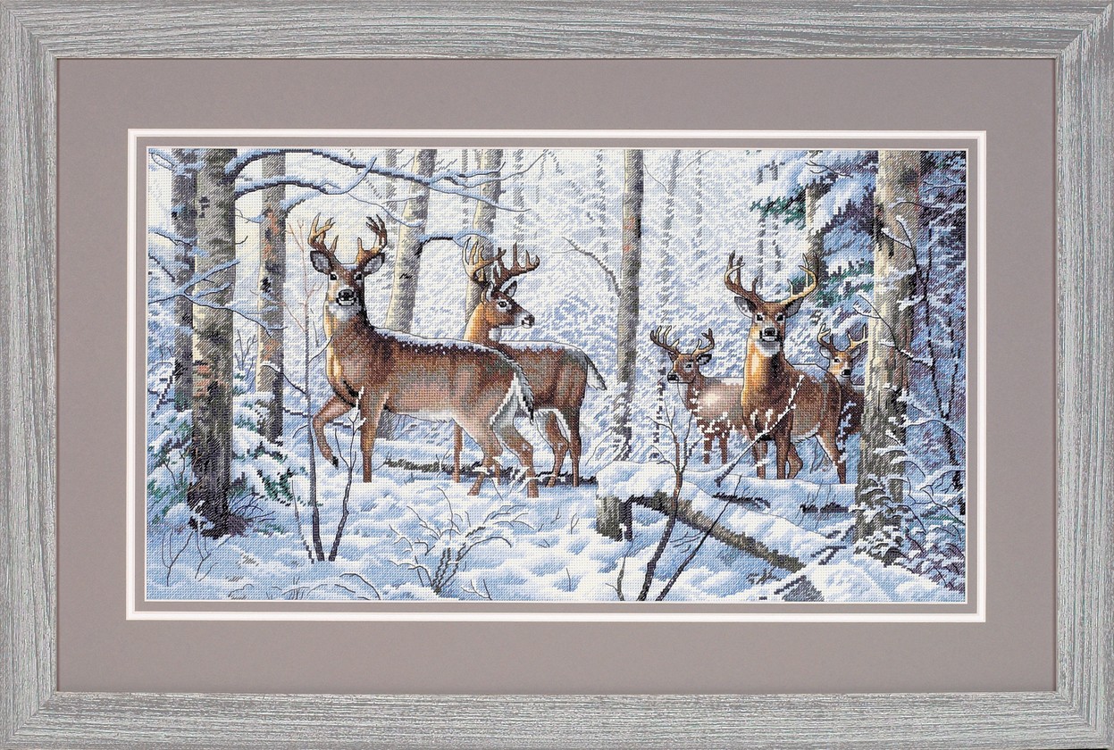 Dimensions The Woodlands Winter - Cross Stitch Kit