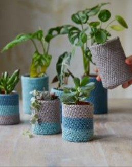 DMC Mindful Making - The Peaceful Plant Pots Crochet Kit