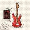 Mouseloft Electric Guitar Cross Stitch Kit - 004-P04stl