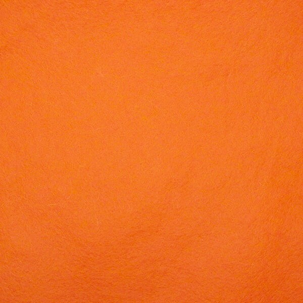 Felt Square Burnt Orange 30% Wool - 9in / 22cm