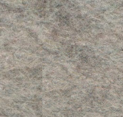 Felt Square Grey Marl 30% Wool - 9in / 22cm