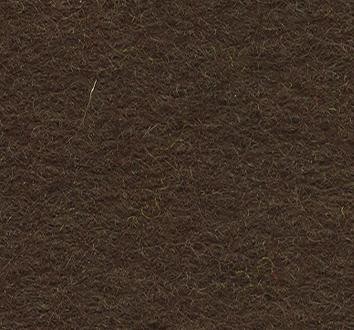 Felt Square Dark Brown 30% Wool - 9in / 22cm