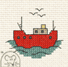 Mouseloft Fishing Boat Cross Stitch Kit - 00B-002bts