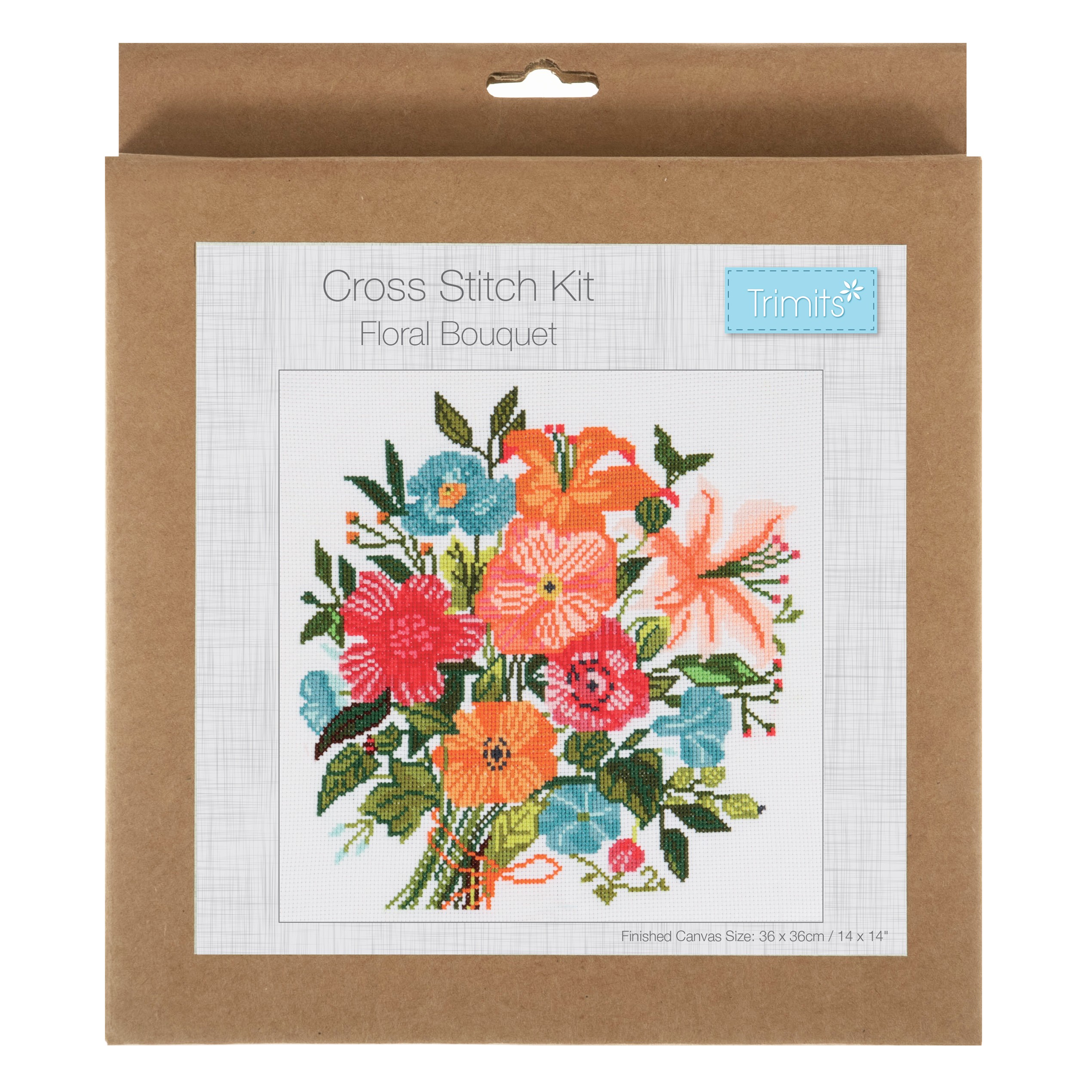 Trimits  - Cross Stitch Kit - Floral Bouquet