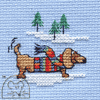Mouseloft George's Jumper Cross Stitch Kit With Card And Envelope - N37stl