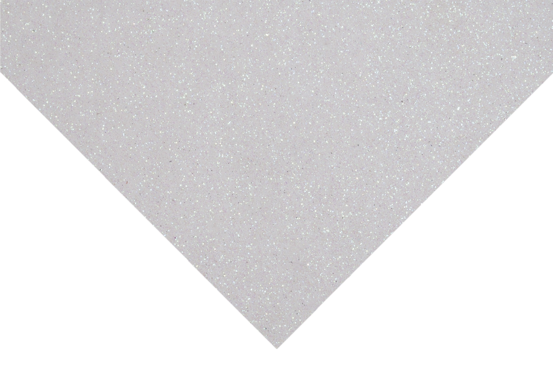 White Glitter Felt 23cmx30cm/9x11in - 1 piece