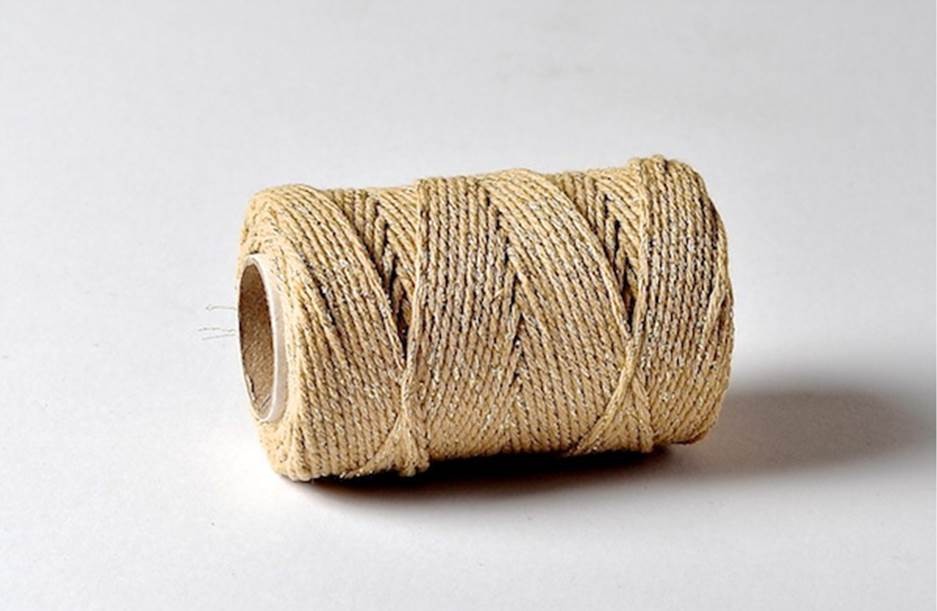 Baker's Twine Gold Sparkle 100m Roll