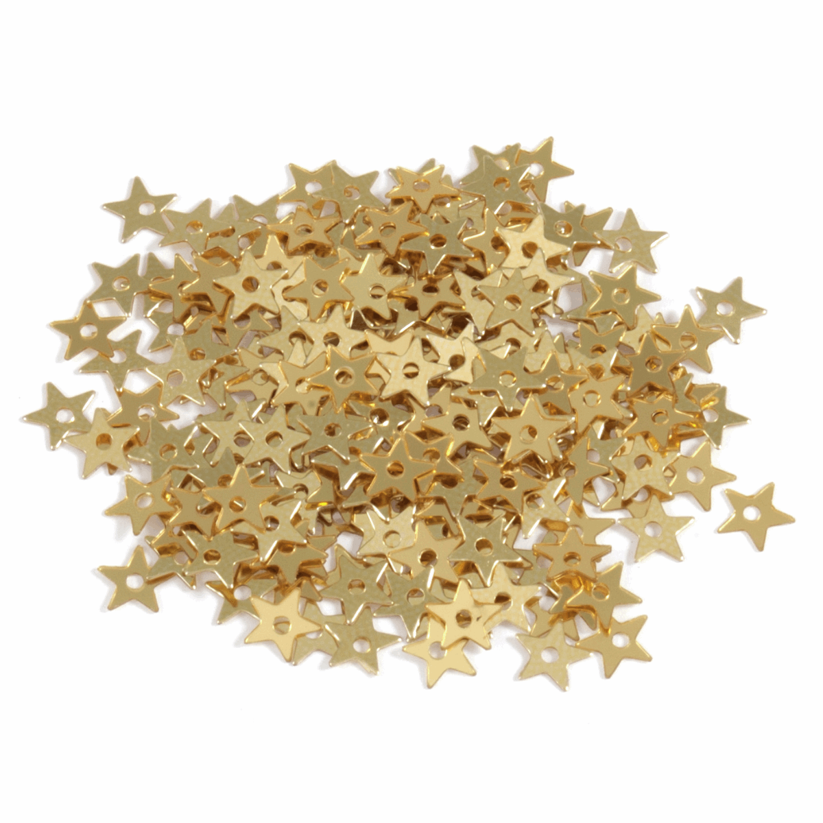 Extra Value Gold Star Sequins 12g