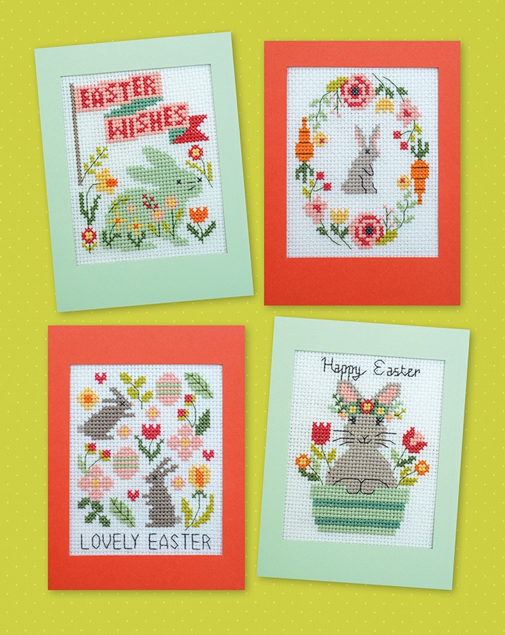 ONLINE EXCLUSIVE - Issue 407 - Cross Stitcher Easter Card Pack - With Skeins