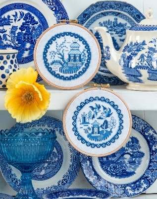 Cross Stitcher Project Pack - Best In Blue Willow - XST353