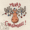 Mouseloft Merry Christmoose Cross Stitch Kit With Card And Envelope - C35stl