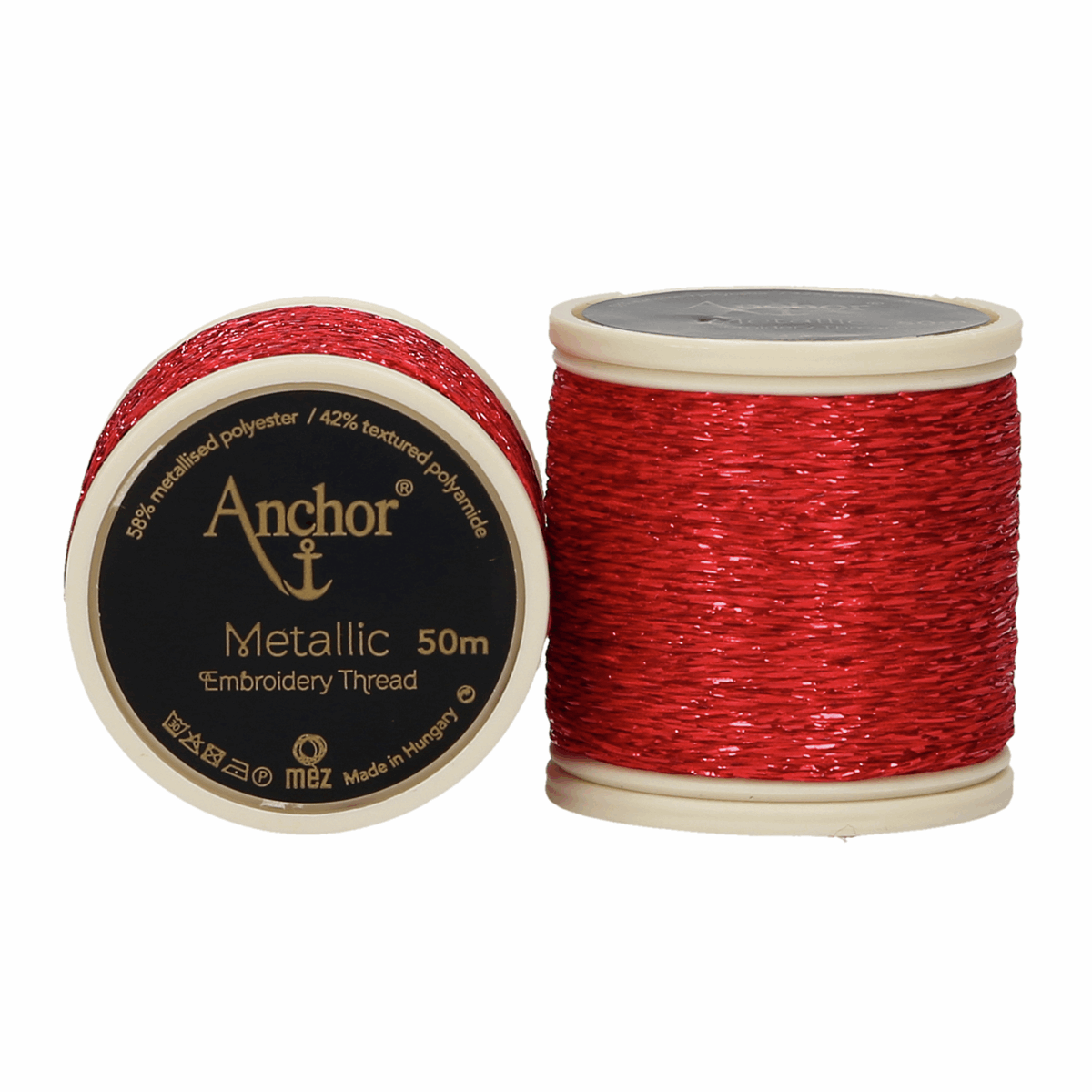 Anchor Metallic Thread - 318 - Red