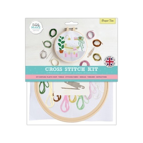  Simply Make Large Cross Stitch Kit - Pamper Time