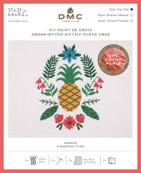 DMC Pineapple Cross Stitch Kit - BK1782