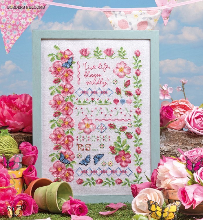 Cross Stitcher Project Pack - Boarders & Blooms - Cashel - Issue 396