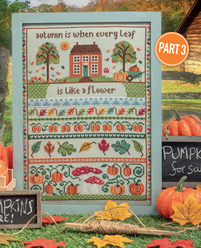 Cross Stitcher Project Pack - Pumpkin Cottage - Issue 401