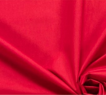 Bright Red Backing Fabric - 100 x 110cm - Meter