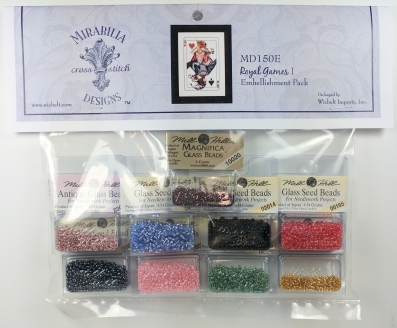 Mirabilia MD150 - Royal Games I Cross Stitch Embellishment Pack