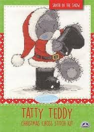 BL1095/72 - Me to You Tatty Teddy Santa in the Snow Cross Stitch Kit