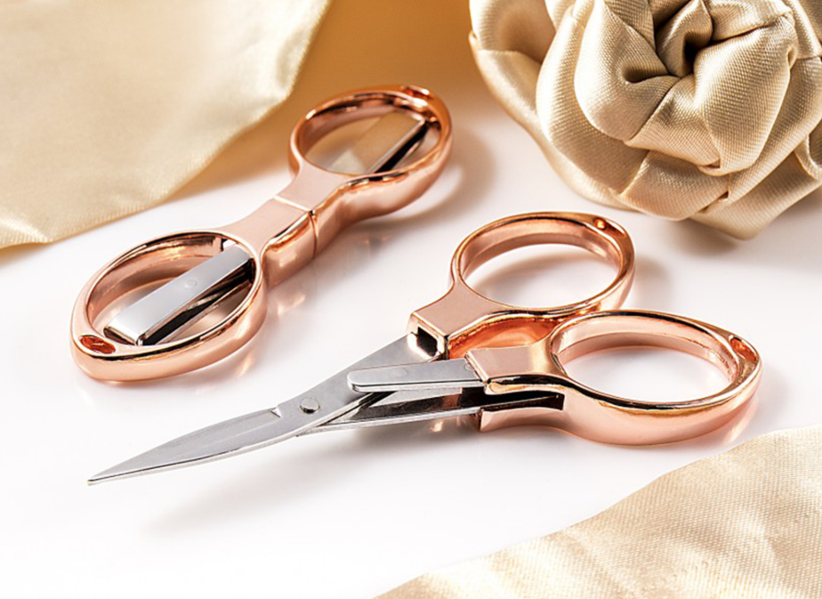 Gold Foldable Scissors 