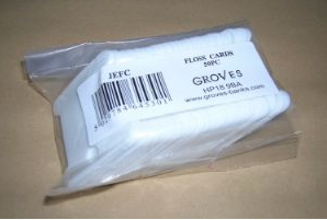 50 Groves Plastic floss Bobbins