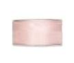 Sheer wired edge pale pink ribbon - 40mm 