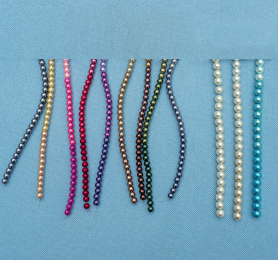 Glass Pearls 6mm; Various Colours