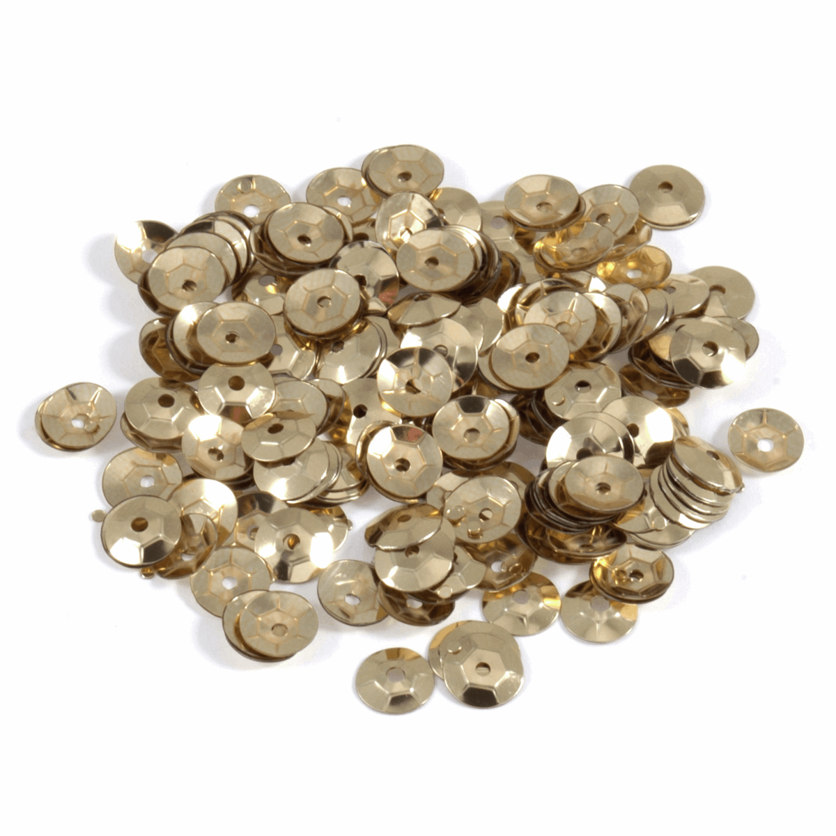 Cup Sequins Gold 5mm