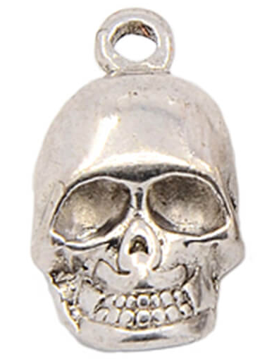 Skull silver tone Charm - 1